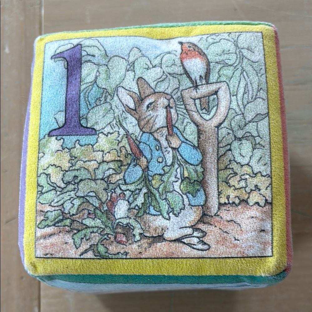 Beatrix Potter Felt Square Pillow Decor